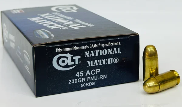 Buy 45 ACP 230GR Colt National Match® FMJ-RN 50RDS Online