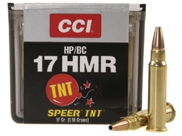 CCI Ammunition 17 Hornady Magnum Rimfire (HMR) 17 Grain Speer TNT Jacketed Hollow Point