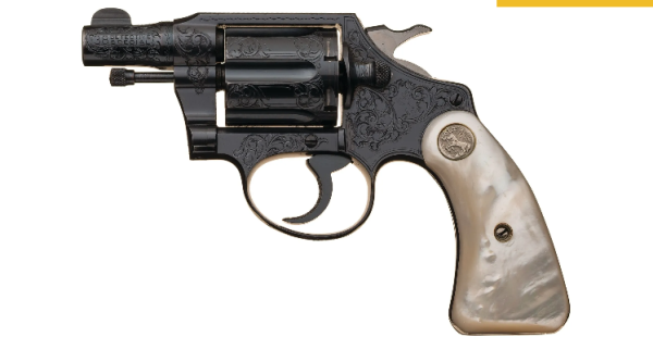 Etchen's Factory Engraved Colt Detective Special Revolver