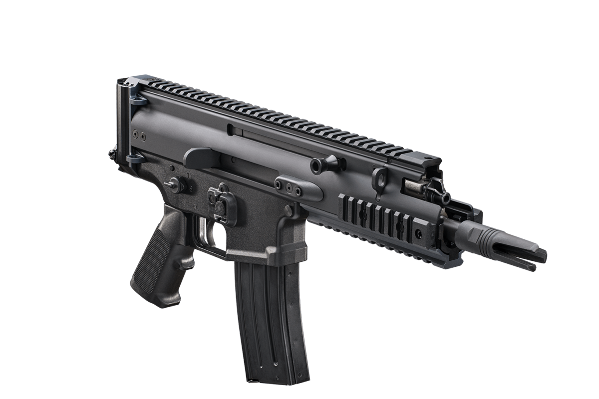 FN SCAR® 15P -2 Buy FN SCAR 15P 5.56 NATO Semi-automatic Pistol - FDE/Tan, 7.5" Barrel, 30+1 Rounds Online