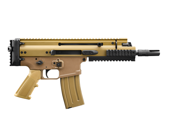 Buy FN SCAR 15P 5.56 NATO Semi-automatic Pistol - FDE/Tan, 7.5" Barrel, 30+1 Rounds Online