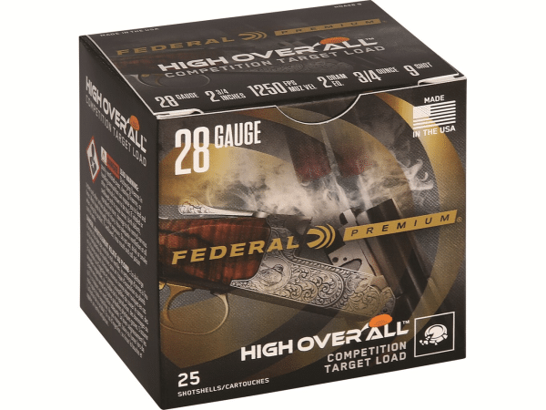 Federal Premium High Over All Ammunition 28 Gauge 2-3/4" 3/4 oz