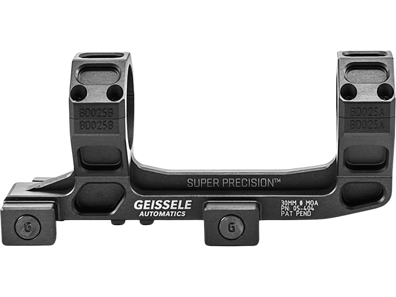 Geissele Super Precision Cantilever Scope Mount with Integral Rings 7075-T6 Aluminum Geissele Super Precision Cantilever Scope Mount with Integral Rings 7075-T6 Aluminum