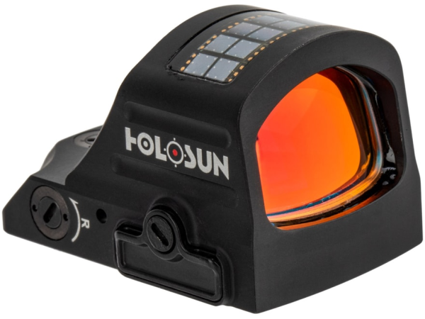 Holosun HS507C-X2 Reflex Sight 1x Selectable Red ACSS VULCAN Reticle Solar/Battery Powered Matte Black