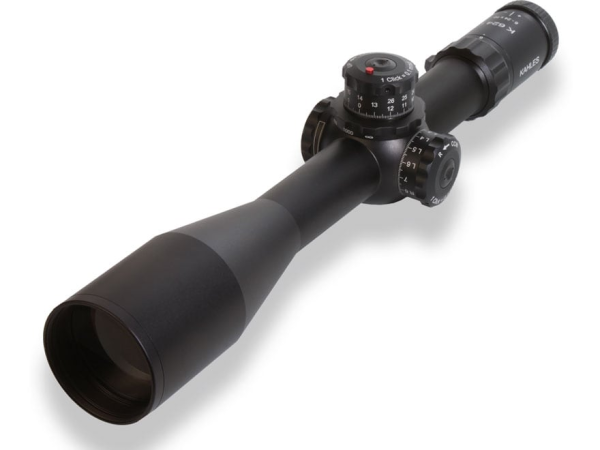 Kahles K624i Rifle Scope 34mm Tube 6-24x 56mm 1/10 Mil CCW Adjustments Zero Stop Top Focus First Focal Illuminated Reticle Matte Demo