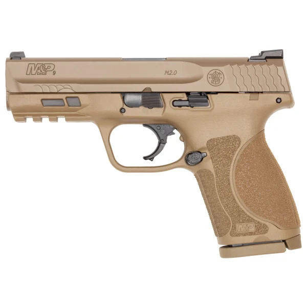 Buy Smith & Wesson M&P 9 M2.0 4 Inch Compact No Thumb Safety Flat Dark Earth Pistol Online