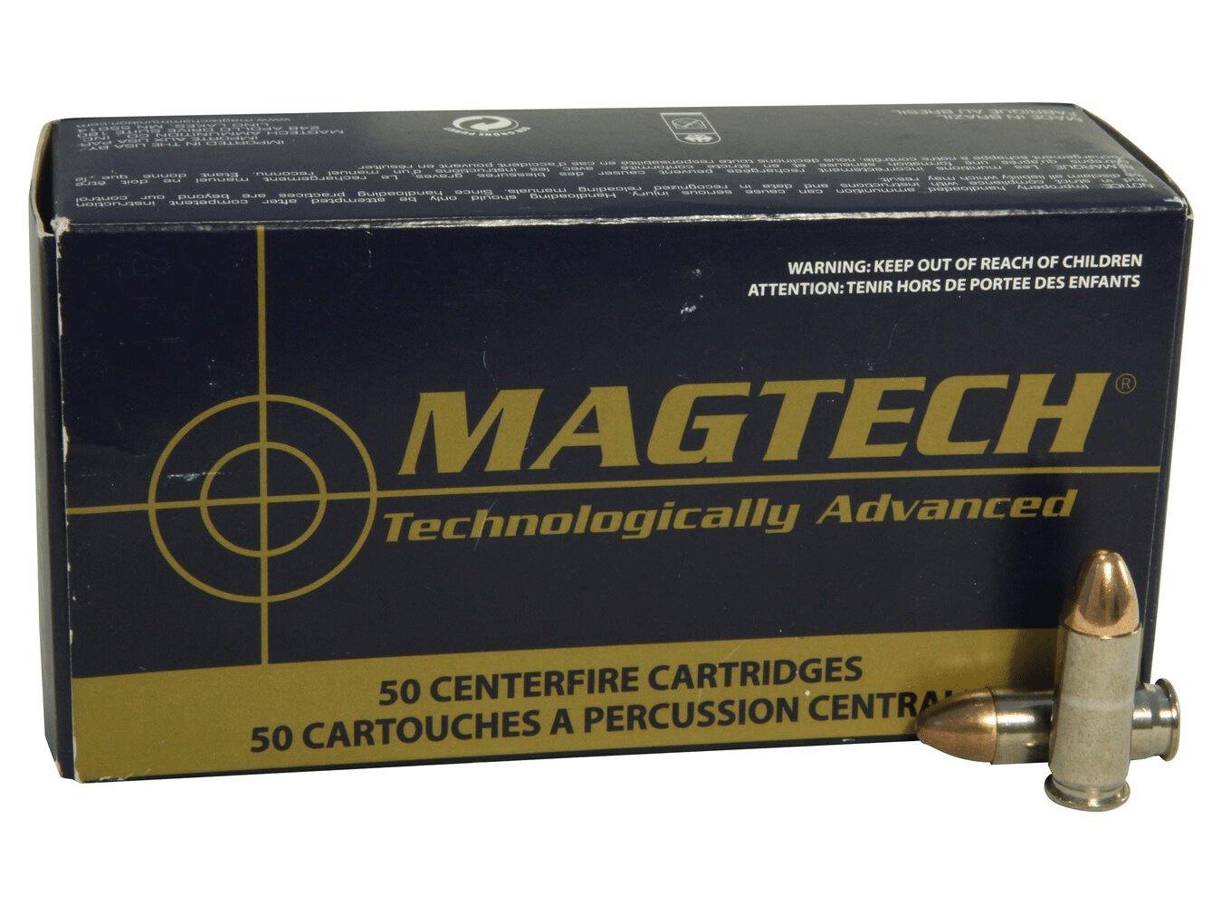 Magtech Ammunition 38 Super +P 130 Grain Full Metal Jacket Magtech Ammunition 38 Super +P 130 Grain Full Metal Jacket