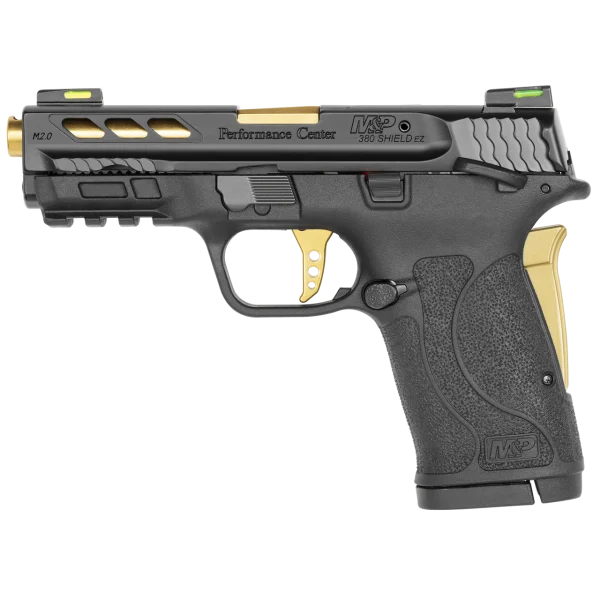 Buy Smith & Wesson Performance Center M&P 380 Shield EZ M2.0 Gold Ported Barrel Pistol Online