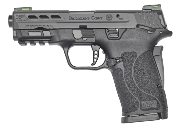 Buy Smith & Wesson Performance Center M&P 9 Shield EZ Black Ported Barrel Manual Thumb Safety Pistol Online