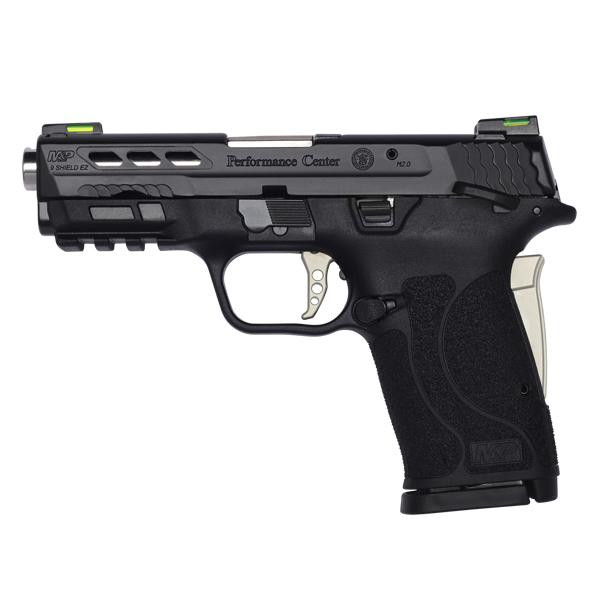 Buy Smith & Wesson Performance Center M&P 9 Shield EZ Silver Ported Barrel Manual Thumb Safety Pistol Online