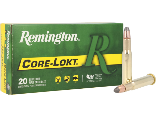 Remington Core-Lokt Ammunition 30-30 Winchester 150 Grain Core-Lokt Soft Point Box of 20