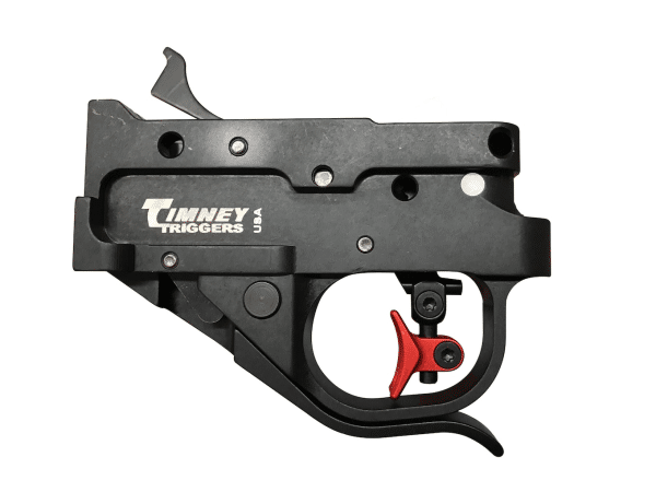 Timney Calvin Elite Adjustable Trigger Guard Assembly Ruger 10/22 2-3/4 lb Aluminum Red Trigger