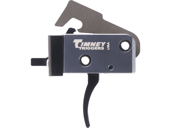 Timney Impact AR PCC Trigger Group AR-15 3 to 4 lb Single Stage Curved Gray