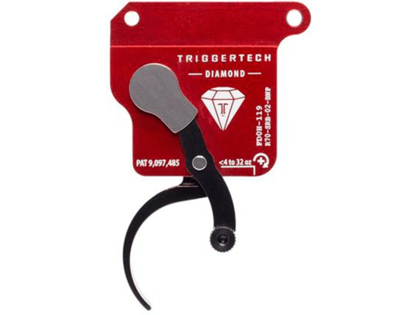TriggerTech Diamond Trigger Remington 700 Clones Single Stage with Bottom Safety Black