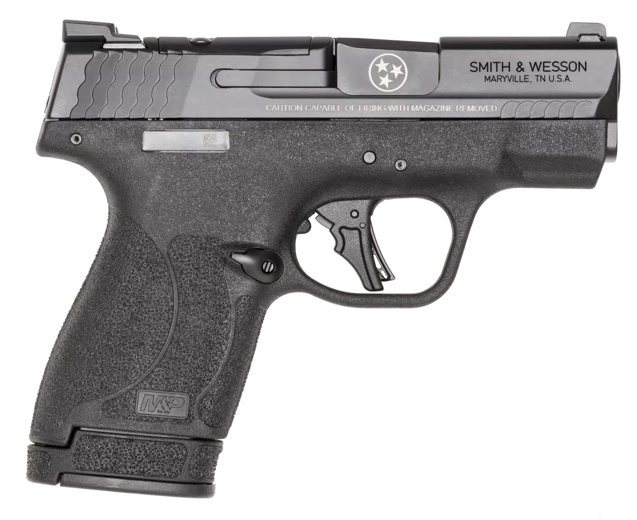M&P®9 SHIELD PLUS LIMITED EDITION TENNESSEE LOGO WITH SAFETY S&W M&P®9 SHIELD PLUS LIMITED EDITION TENNESSEE LOGO WITH SAFETY